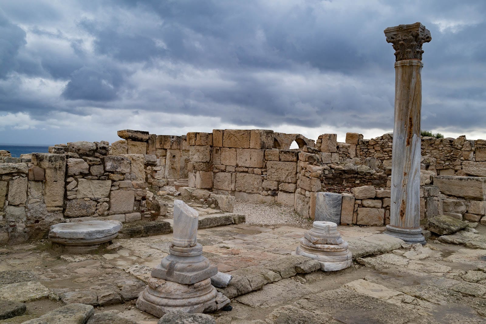 Archäologische Ausgrabungsstätte von Kourion